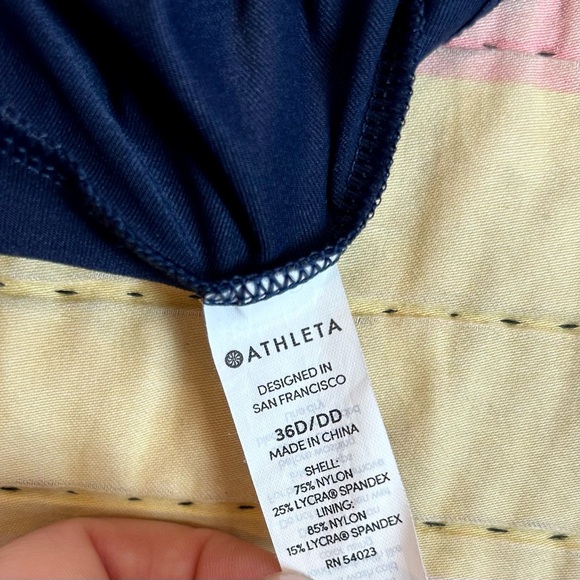 Athleta Twister Tankini Swim Top w Supportive Underwire & Neoprene Pads 36D 36DD - Picture 13 of 13